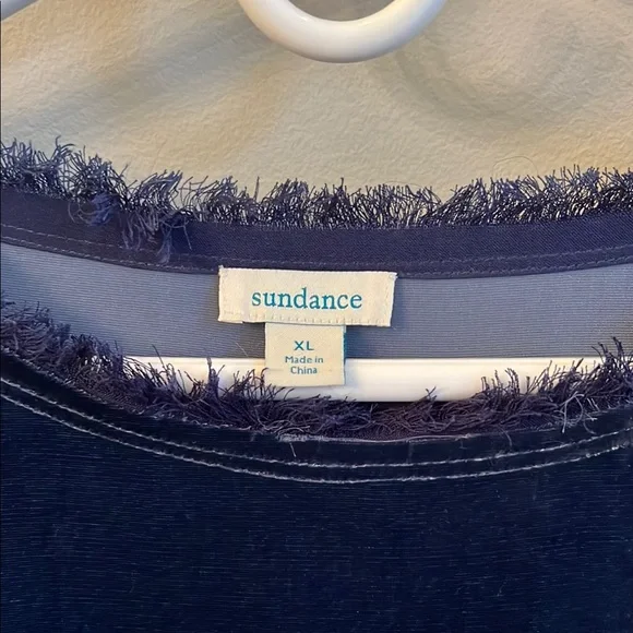 Sundance Blue Asymmetrical Dolman Sleeve Tunic - Picture 2 of 2